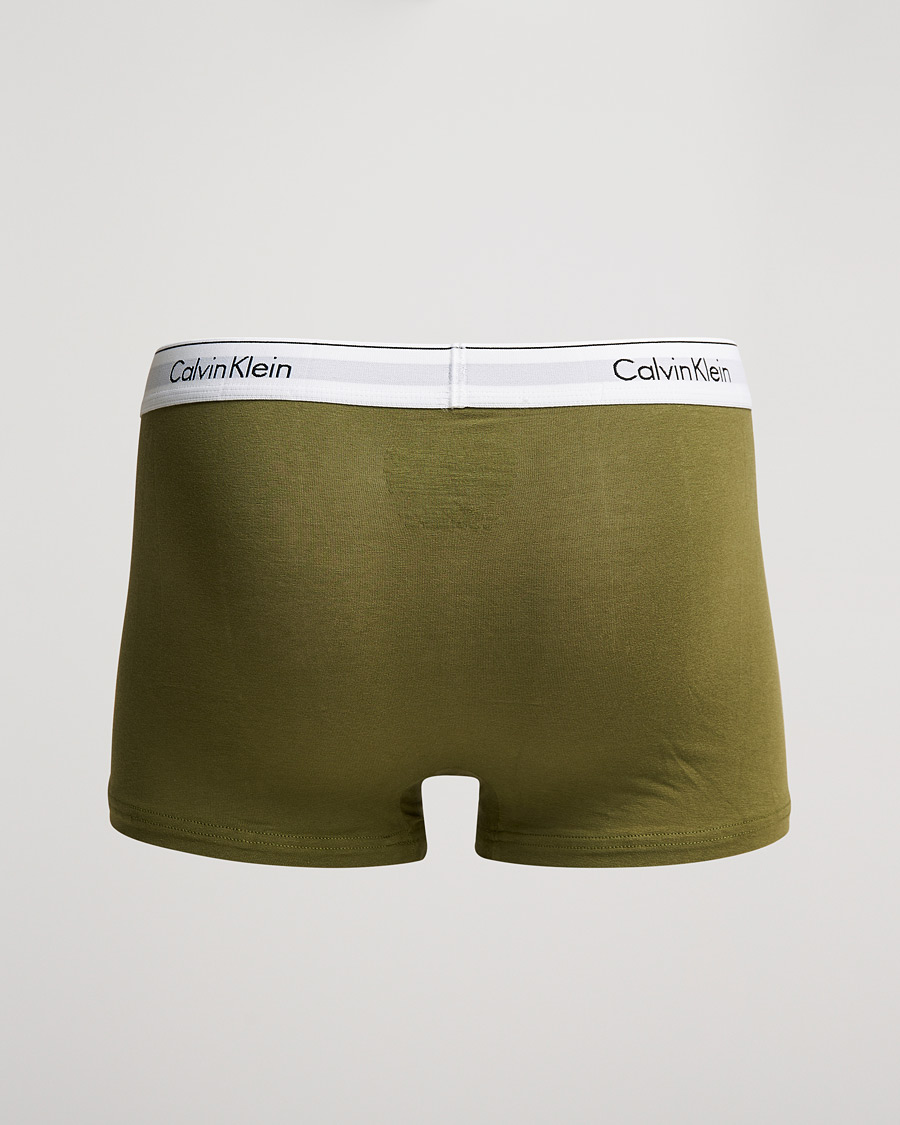Herre | Calvin Klein | Calvin Klein | Cotton Stretch 3-Pack Trunk Beige/Black/Olive