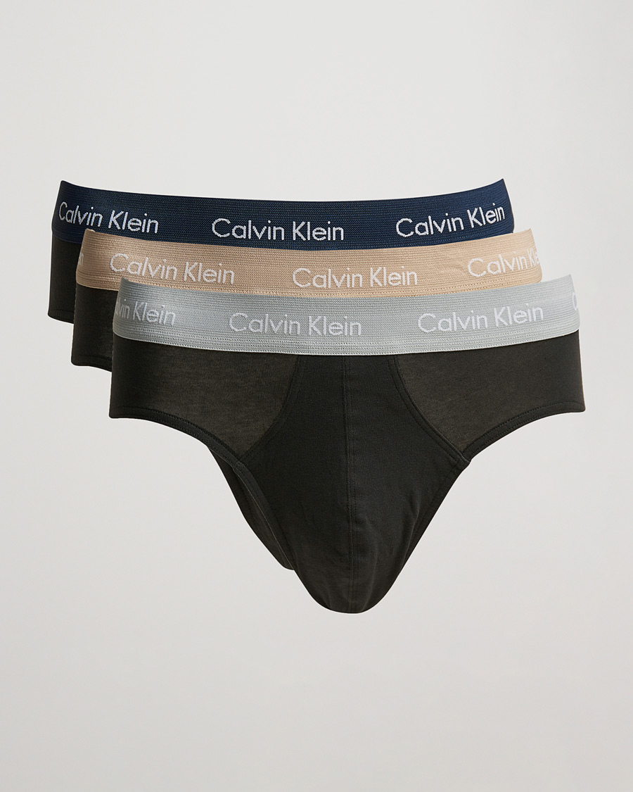 Herre | Undertøj | Calvin Klein | Cotton Stretch Hip Breif 3-Pack Black
