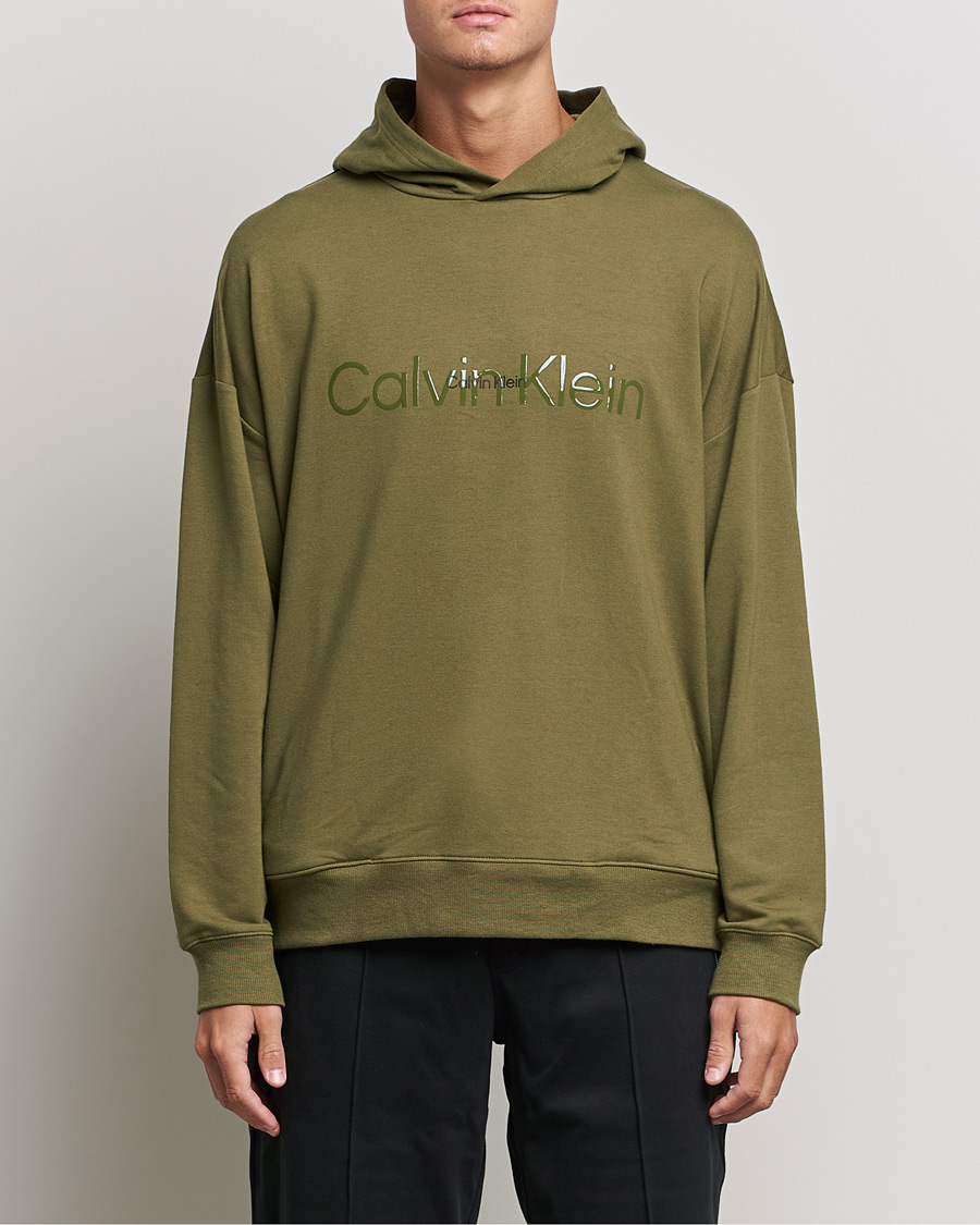Herre | Trøjer | Calvin Klein | Loungewear Logo Hoodie Olive