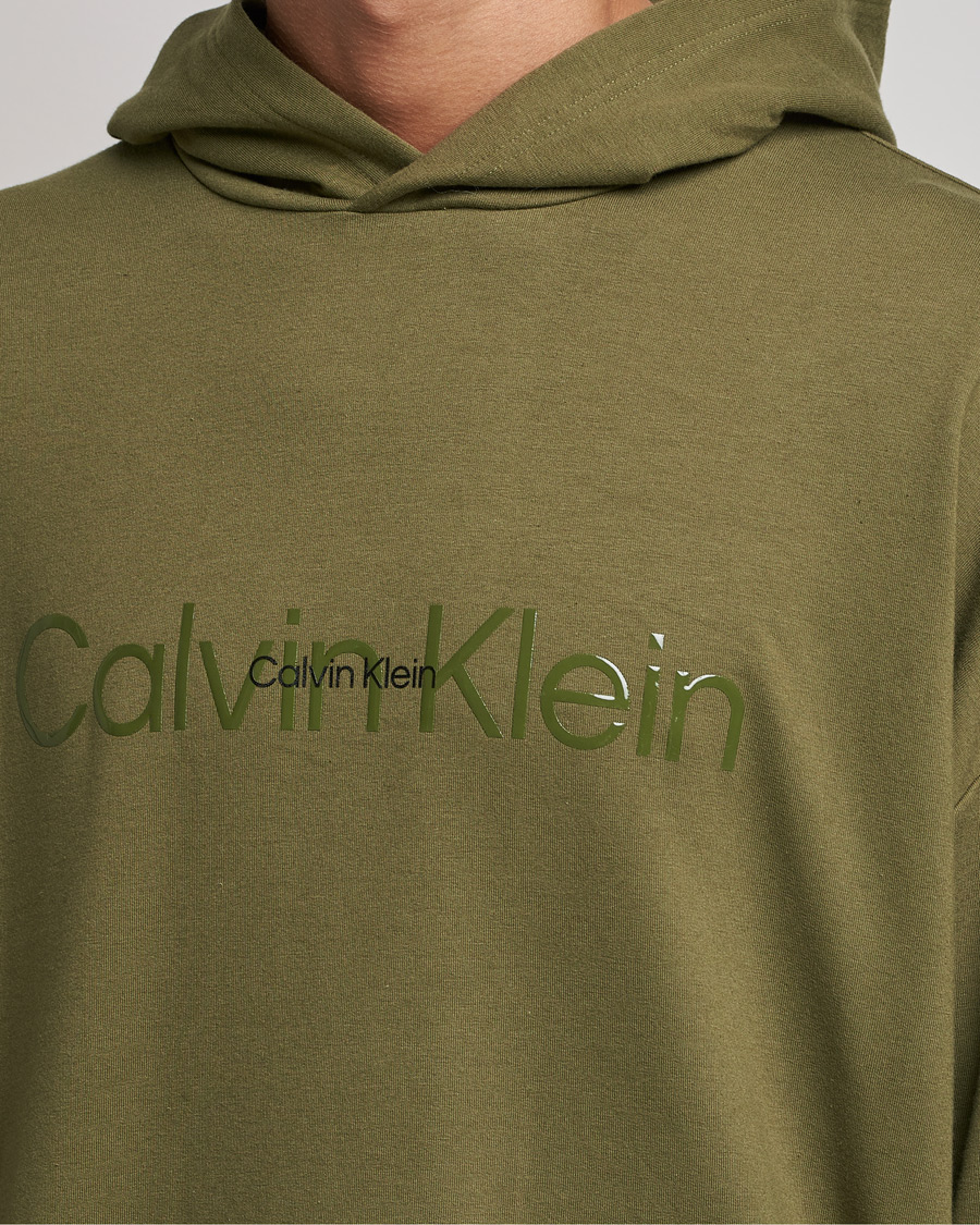 Herre | Trøjer | Calvin Klein | Loungewear Logo Hoodie Olive