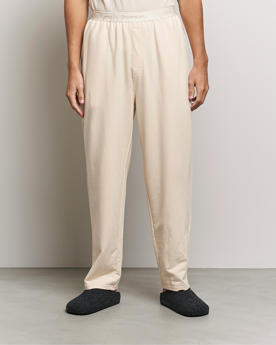 design Forskelle Merchandiser Calvin Klein Loungewear Sweatpants Tapioca Beige - CareOfCarl.dk