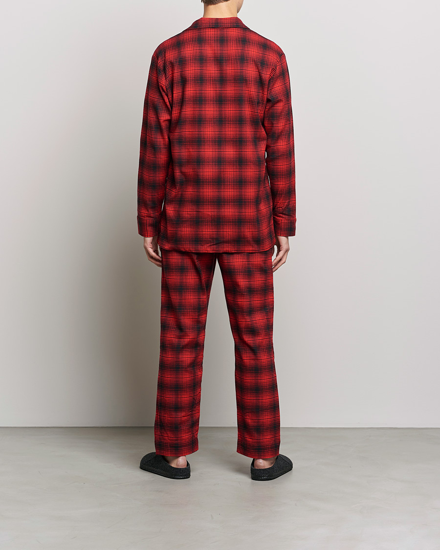 Herre | Pyjamas & Morgenkåber | Calvin Klein | Cotton Checked Pyajama Set Red/Black