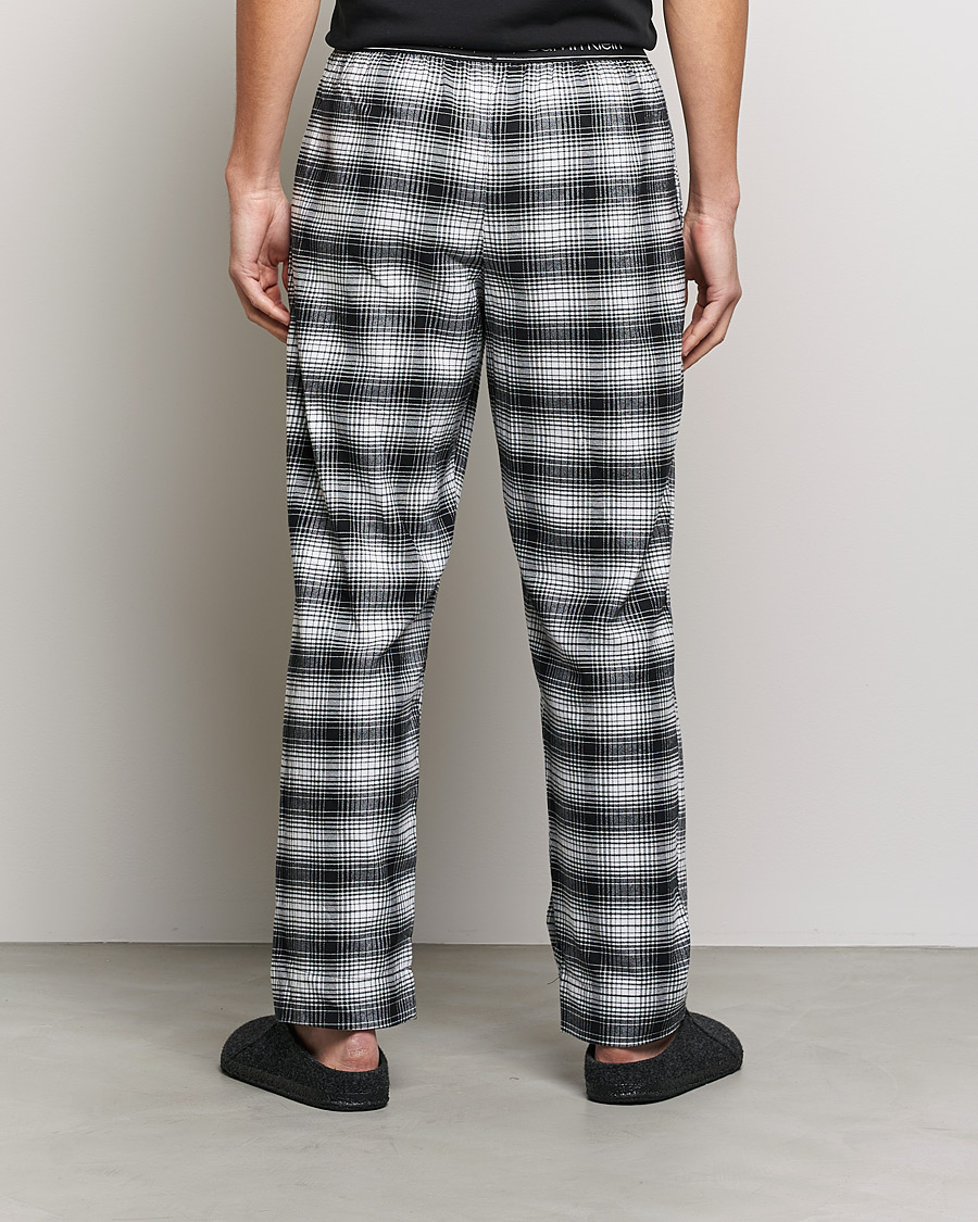 Herre | Pyjamas & Morgenkåber | Calvin Klein | Brushed Cotton Checked Pyjama Pants Black/White