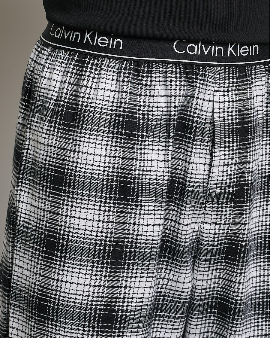 Herre | Pyjamas & Morgenkåber | Calvin Klein | Brushed Cotton Checked Pyjama Pants Black/White