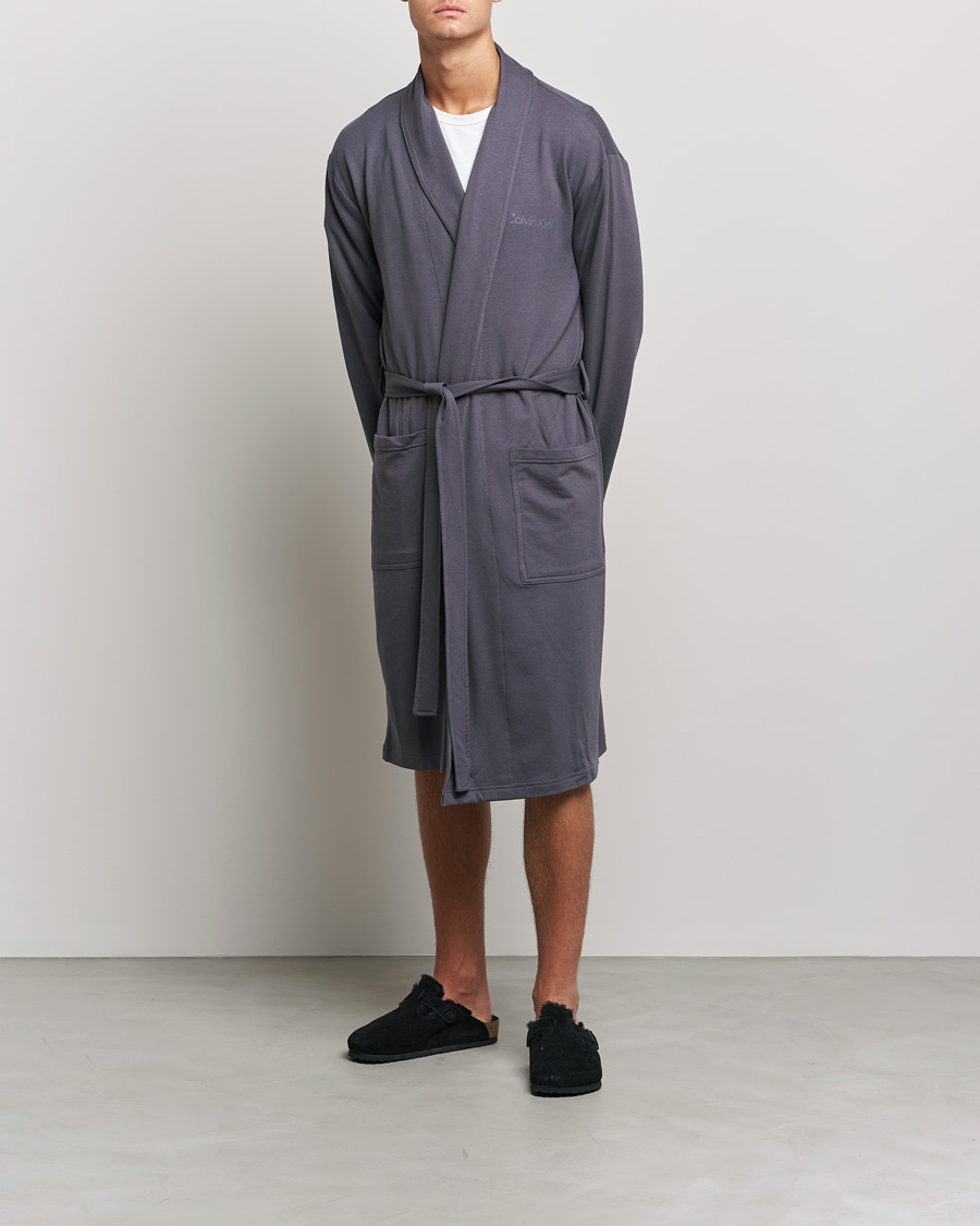 Herre | Pyjamas & Morgenkåber | Calvin Klein | Terry Robe Sleek Grey