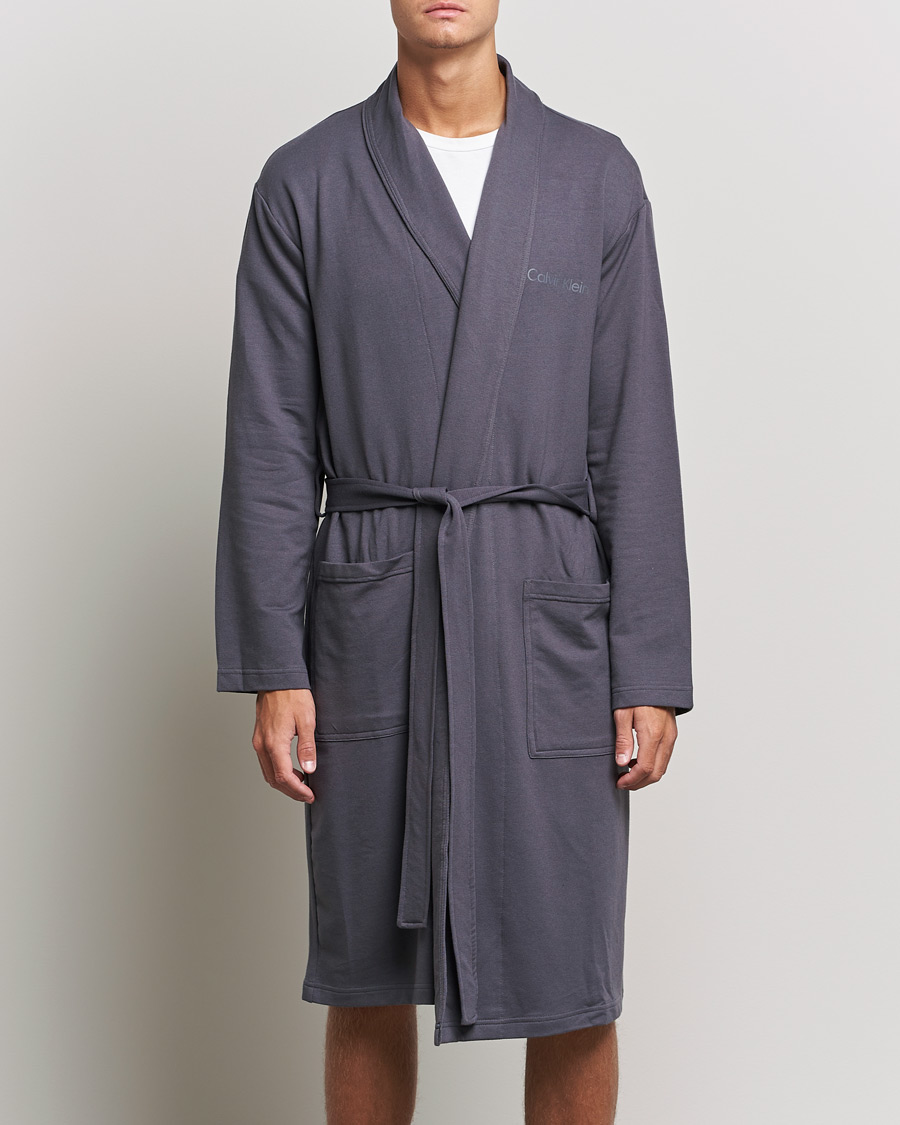 Herre | Pyjamas & Morgenkåber | Calvin Klein | Terry Robe Sleek Grey
