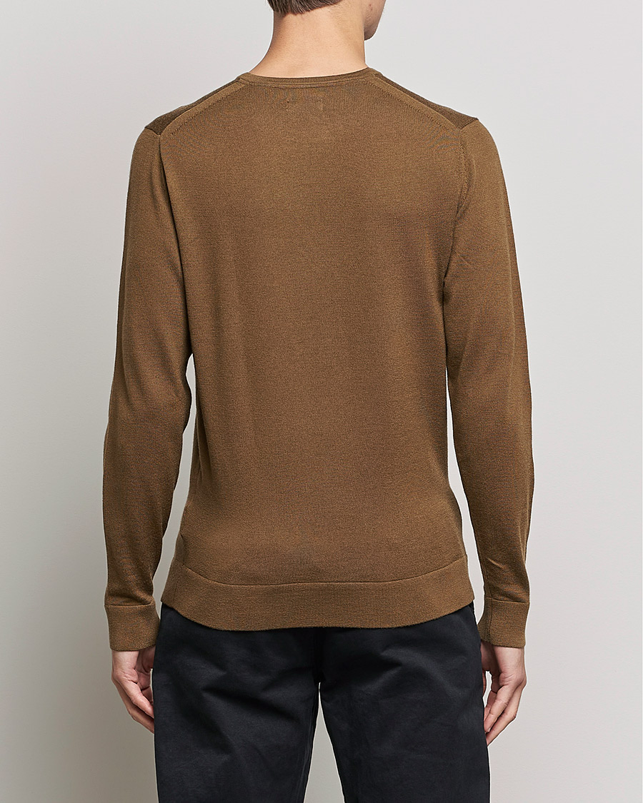 Herre | Trøjer | Calvin Klein | Superior Wool Crew Neck Sweater Chester Brown