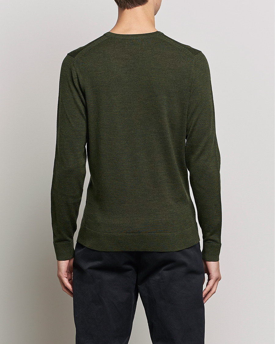 Herre | Trøjer | Calvin Klein | Superior Wool Crew Neck Sweater Dark Olive