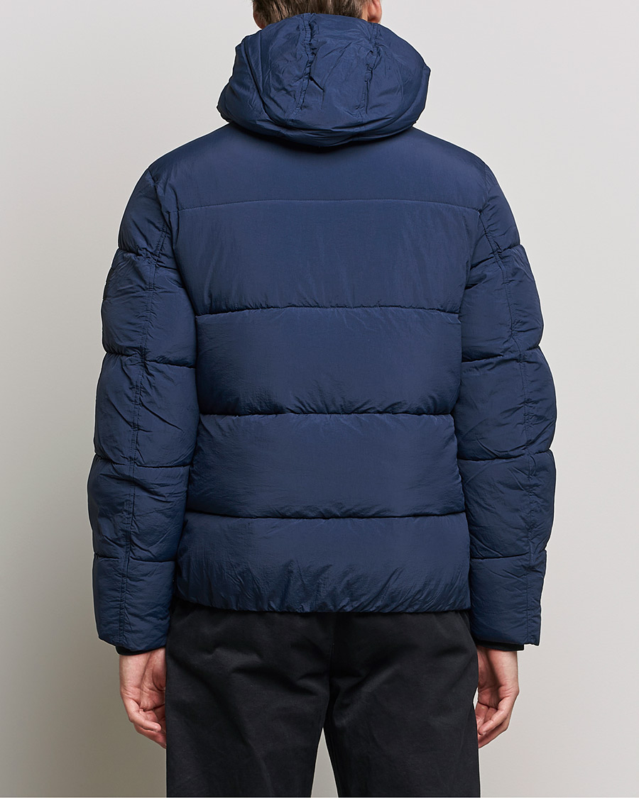 Herre | Jakker | Calvin Klein | Crinkle Nylon Puffer Jacket Navy