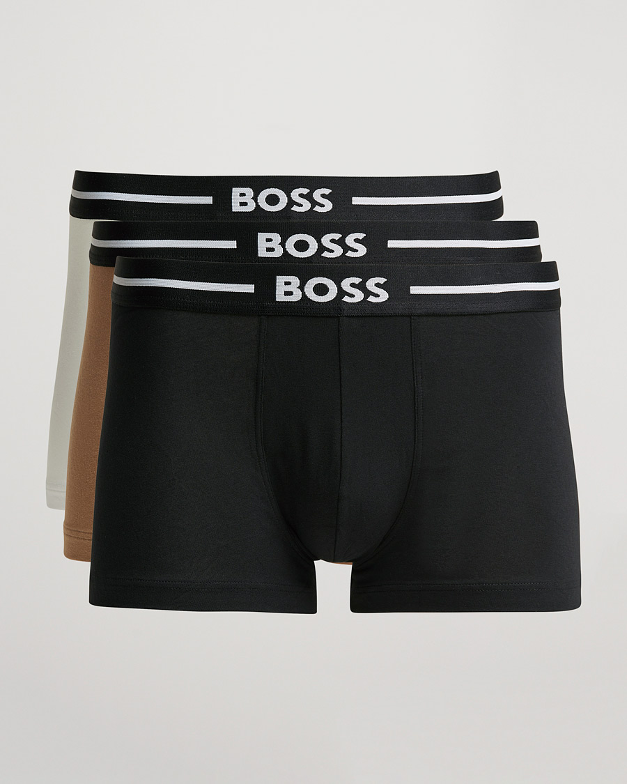 Herre | Undertøj | BOSS | 3-Pack Boxer Trunk Beige/White/Black