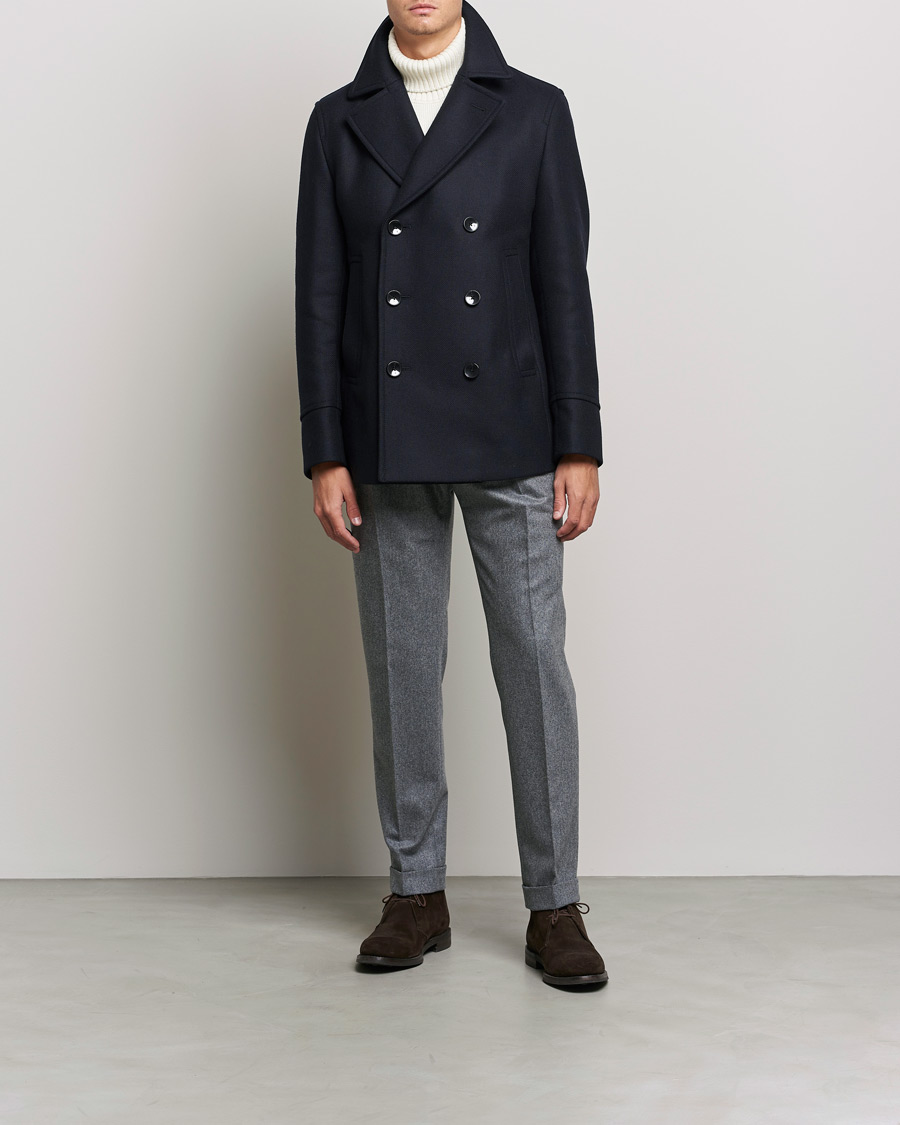 Herre | BOSS | BOSS | Hyde Peacoat Dark Blue