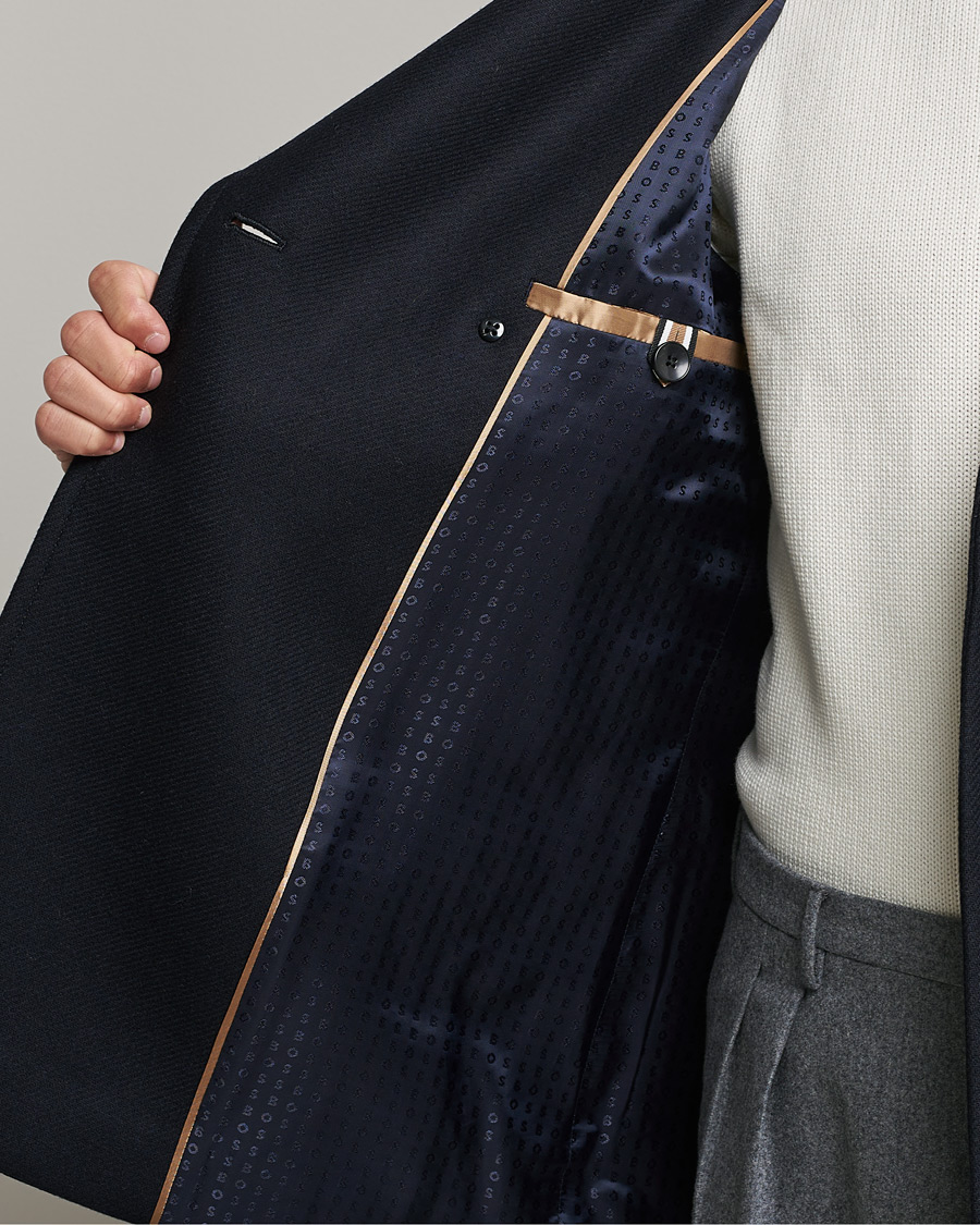 Herre | Jakker | BOSS BLACK | Hyde Peacoat Dark Blue