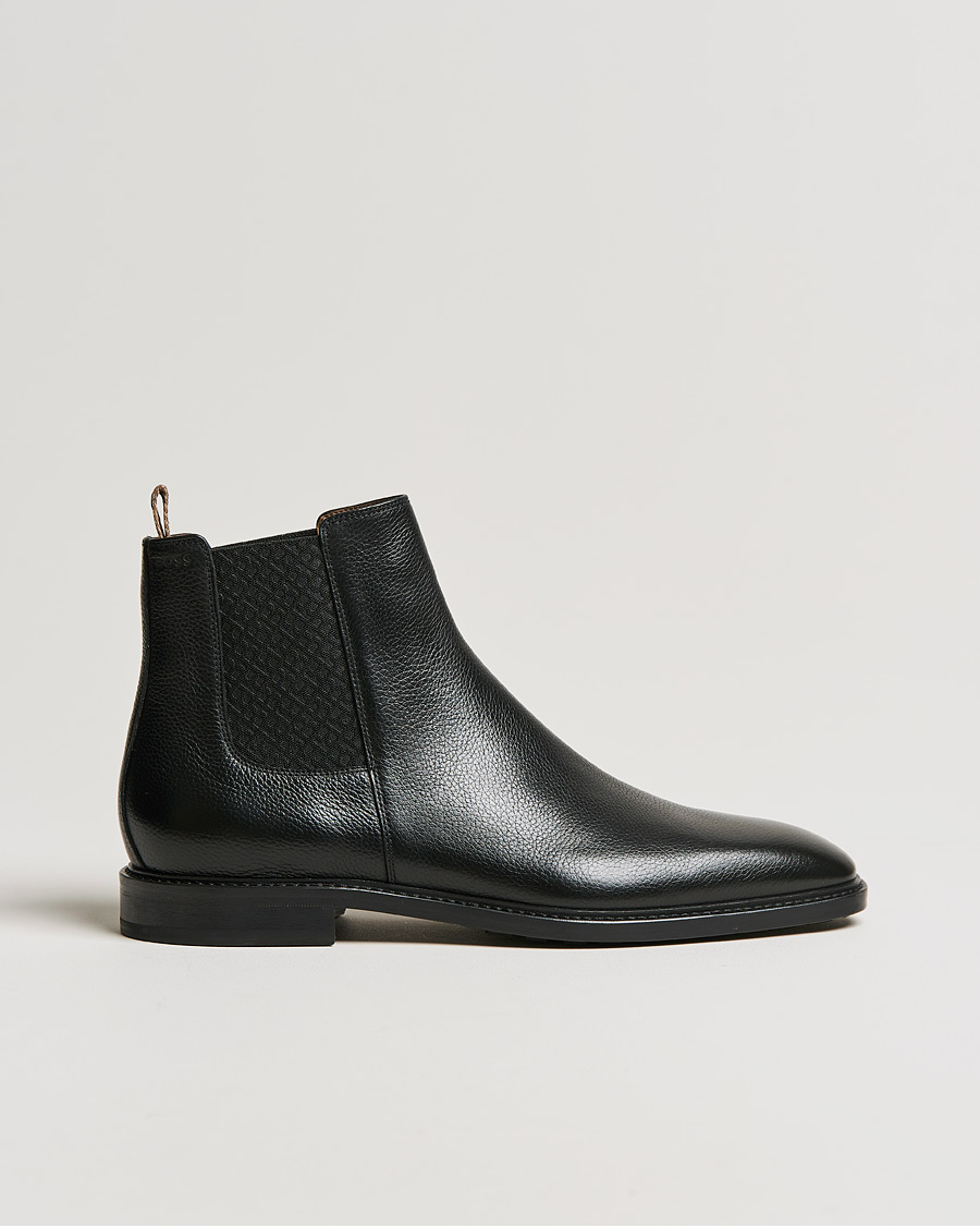 Herre | Chelsea boots | BOSS | Lisbon Leather Chelsea Boots Black