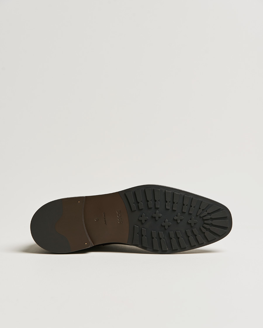 Herre | BOSS Lisbon Leather Chelsea Boots Dark Brown | BOSS BLACK | BOSS Lisbon Leather Chelsea Boots Dark Brown