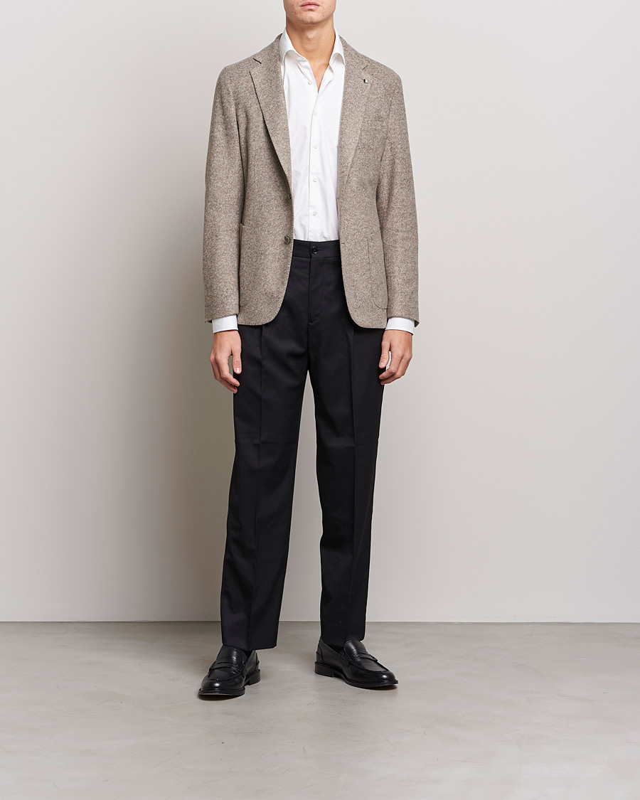 Herre | Blazere & jakker | BOSS BLACK | BOSS Hanry Wool Patch Pocket Blazer Medium Beige