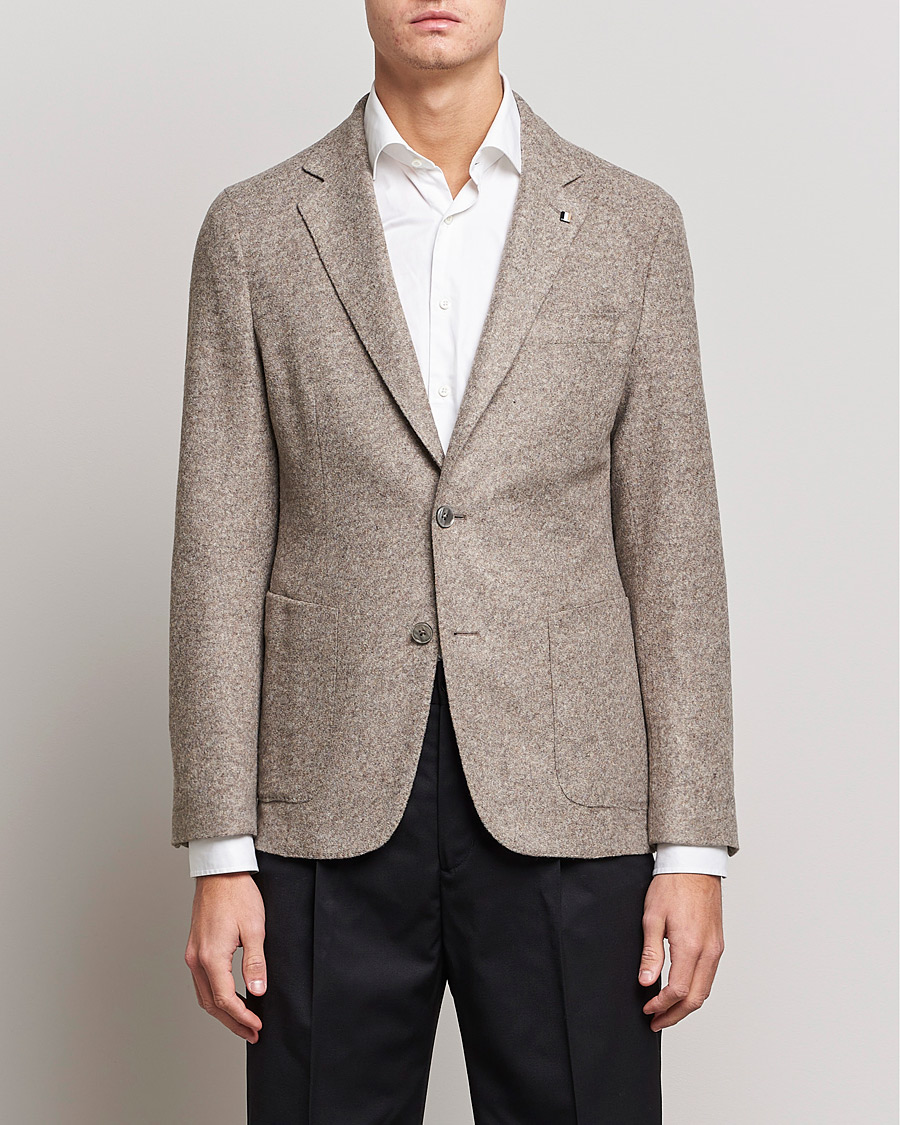 Herre | Blazere & jakker | BOSS BLACK | BOSS Hanry Wool Patch Pocket Blazer Medium Beige