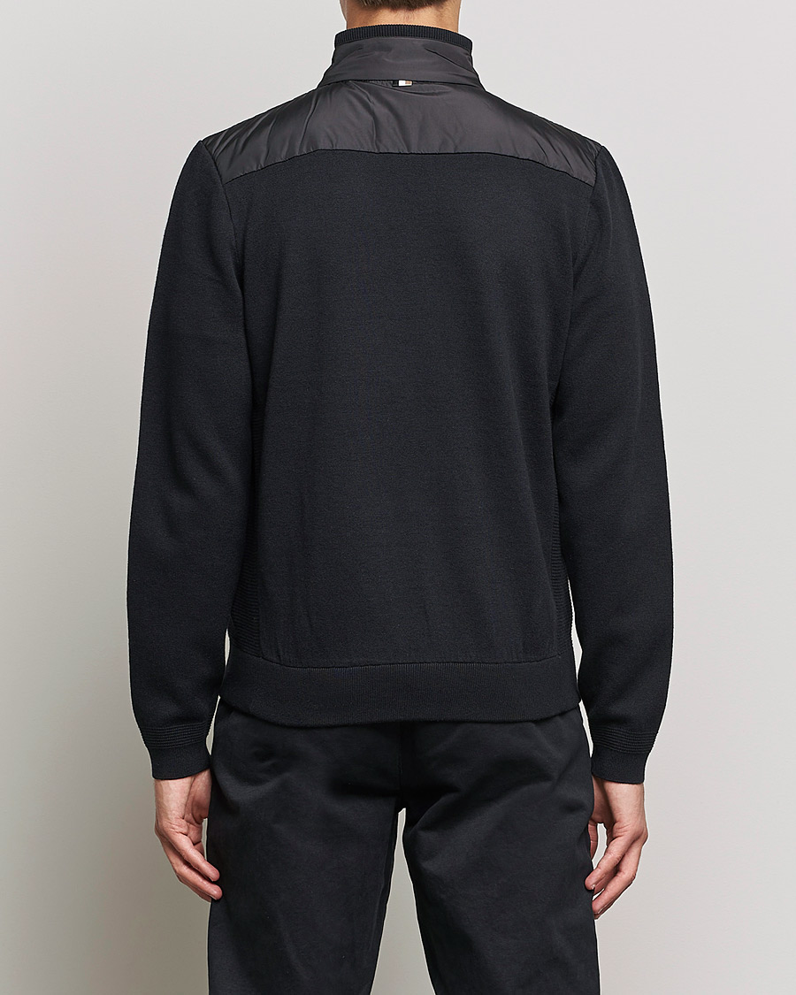 Herre | Trøjer | BOSS BLACK | BOSS Lavando Hybrid Full Zip Black