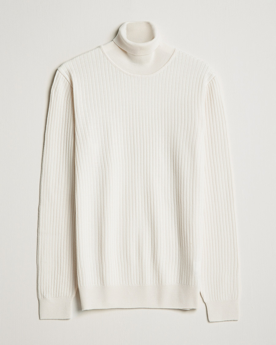 Herre | Trøjer | BOSS BLACK | Lanerio Chunky Structured Polo Open White
