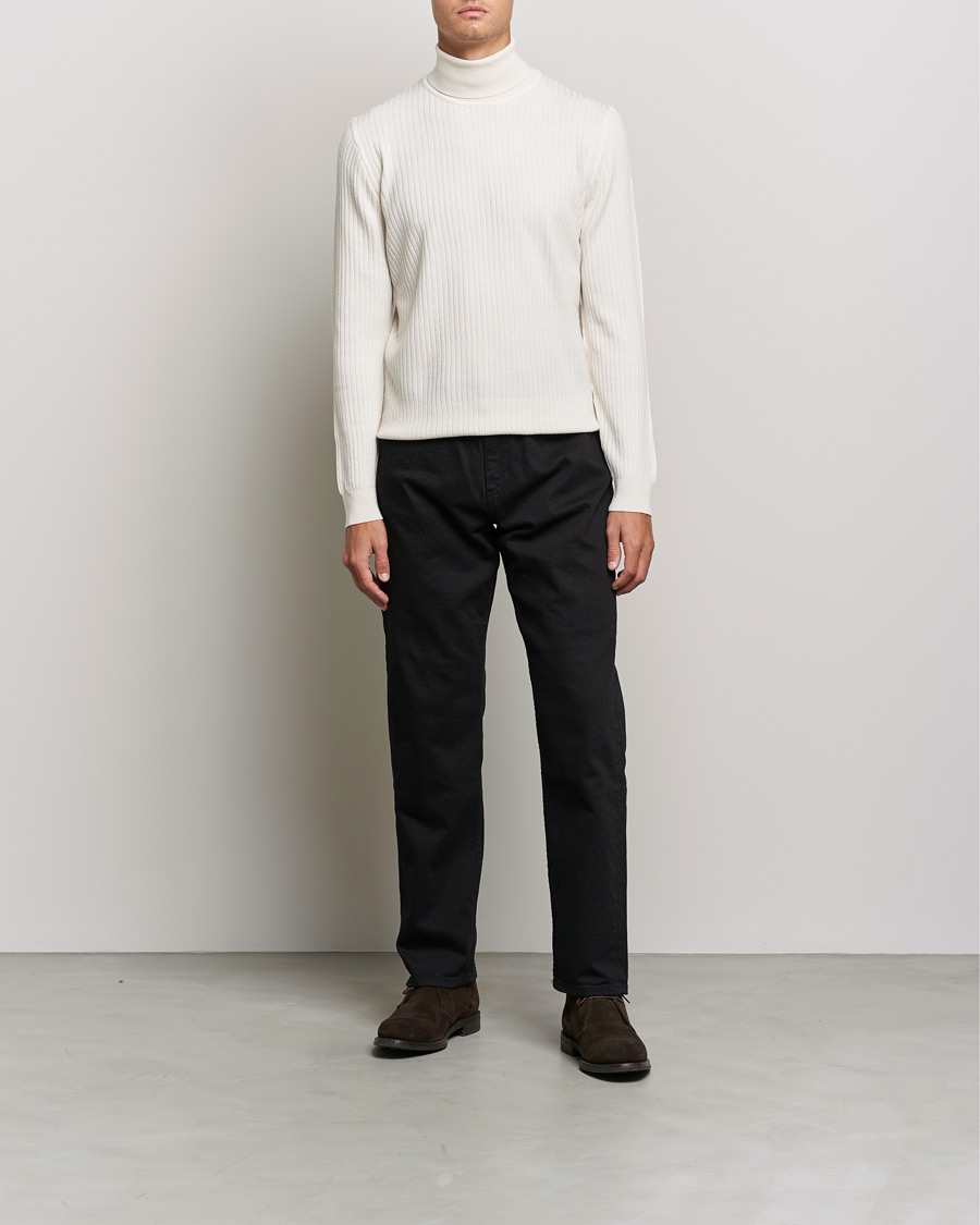 Herre | Trøjer | BOSS BLACK | Lanerio Chunky Structured Polo Open White