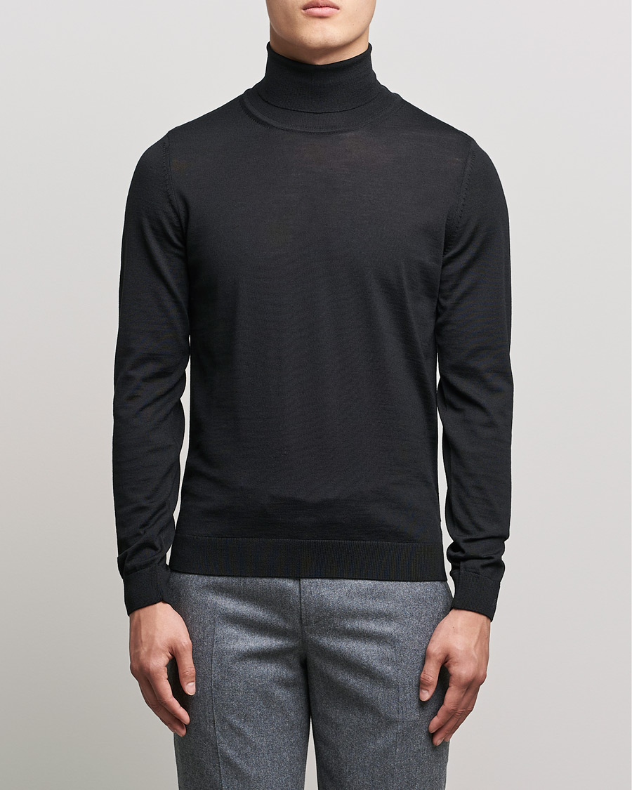 Herre | Trøjer | BOSS BLACK | Musso Merino Polo Black