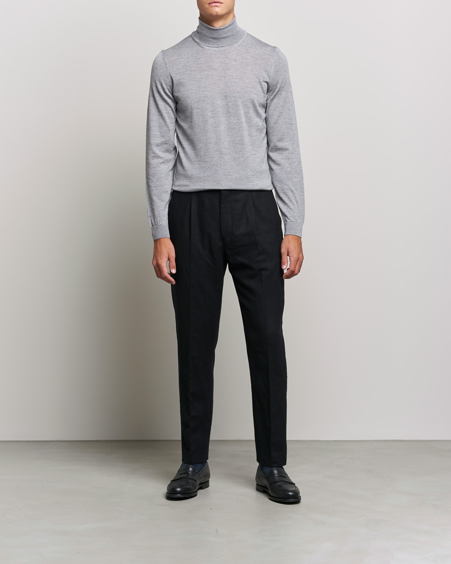 Herre | Trøjer | BOSS BLACK | Musso Merino Polo Silver