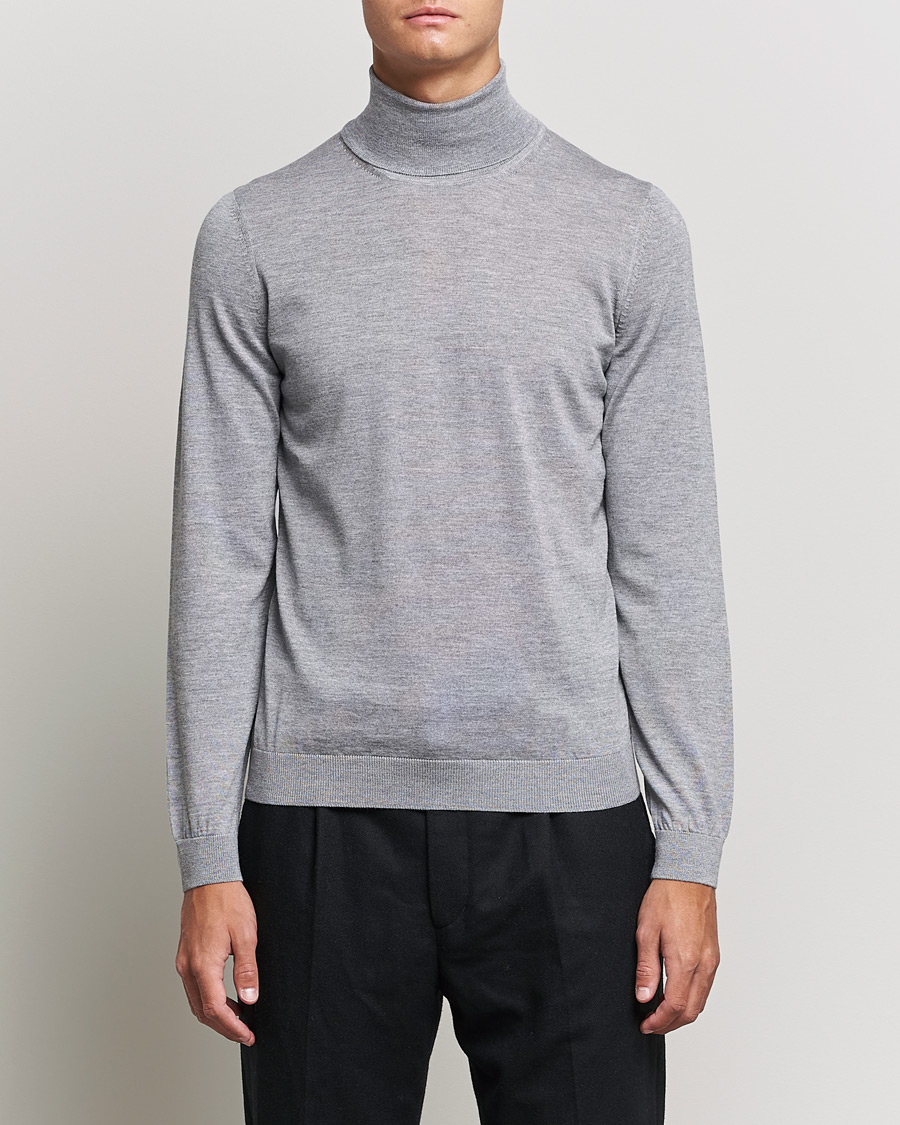 Herre | Trøjer | BOSS BLACK | Musso Merino Polo Silver