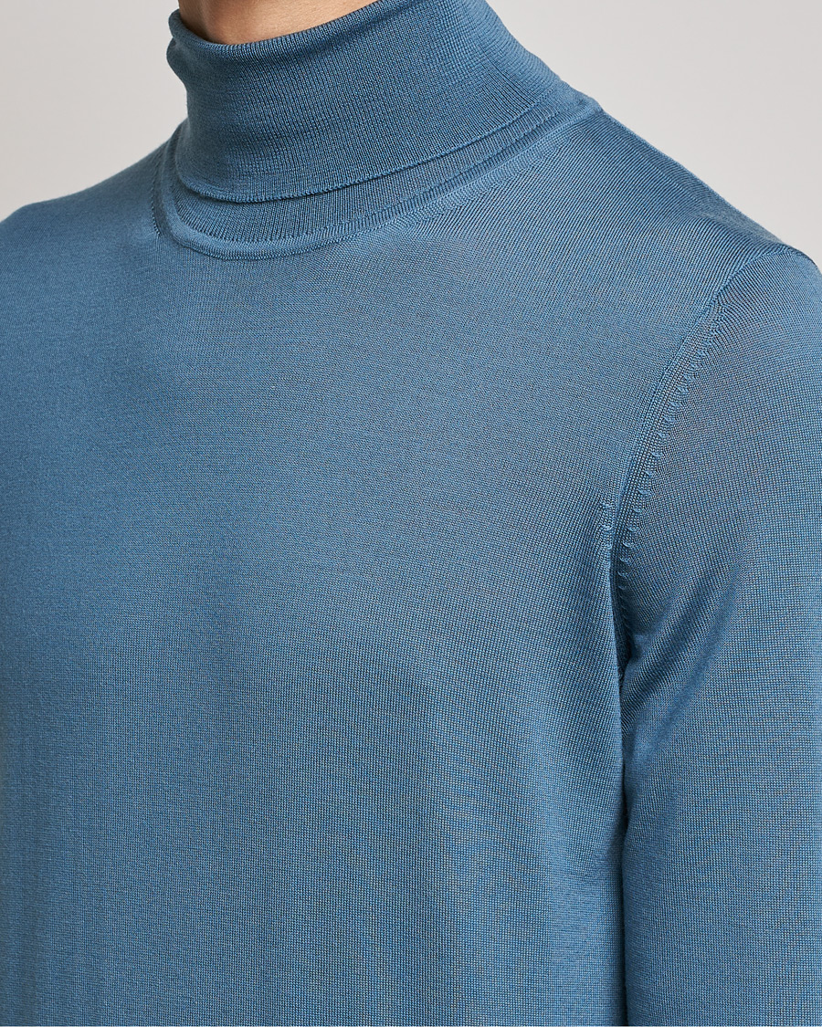 Herre | Trøjer | BOSS BLACK | Musso Merino Polo Bright Blue