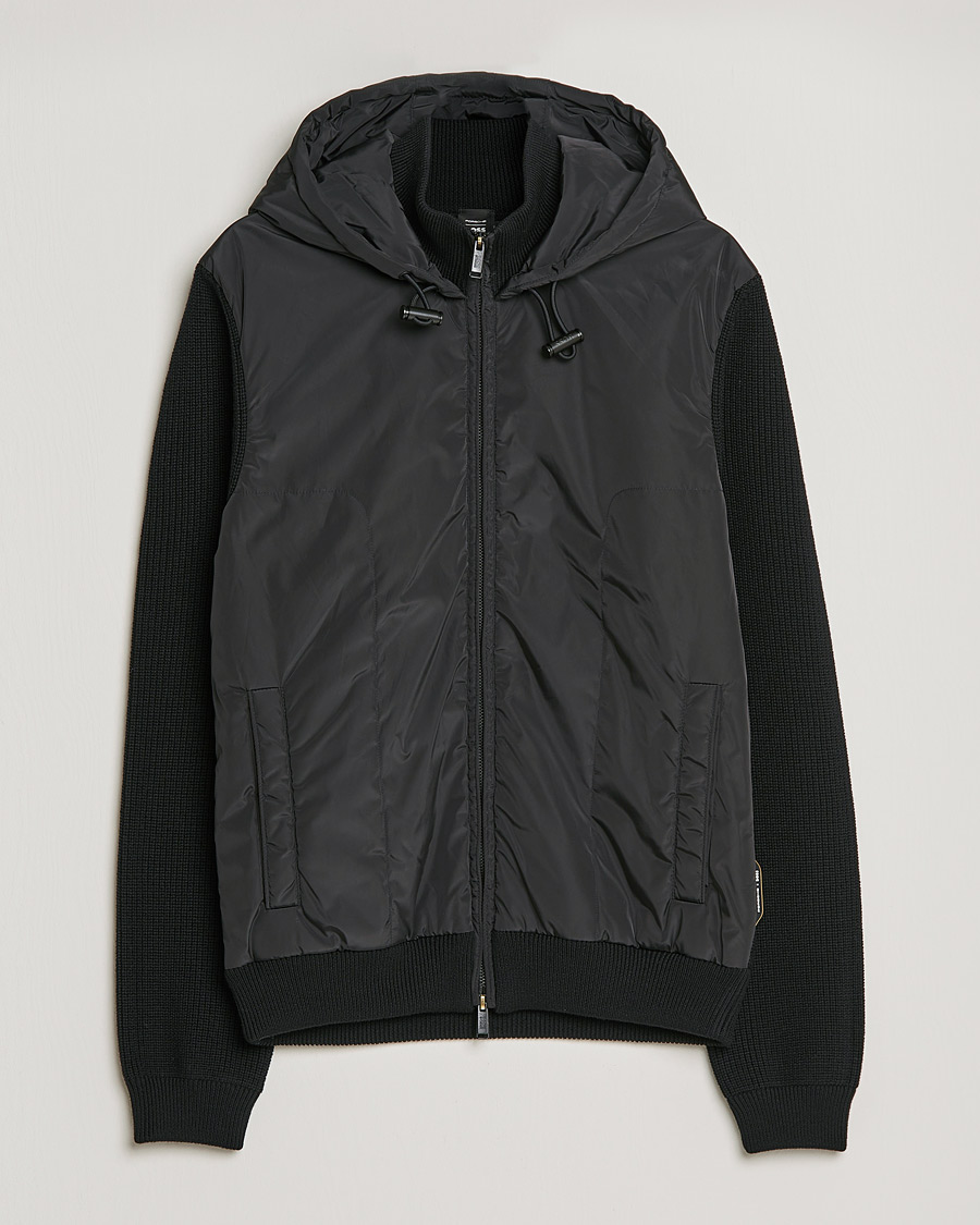 Herre | Trøjer | BOSS BLACK | BOSS Lifo Hybrid Hooded Full Zip Black