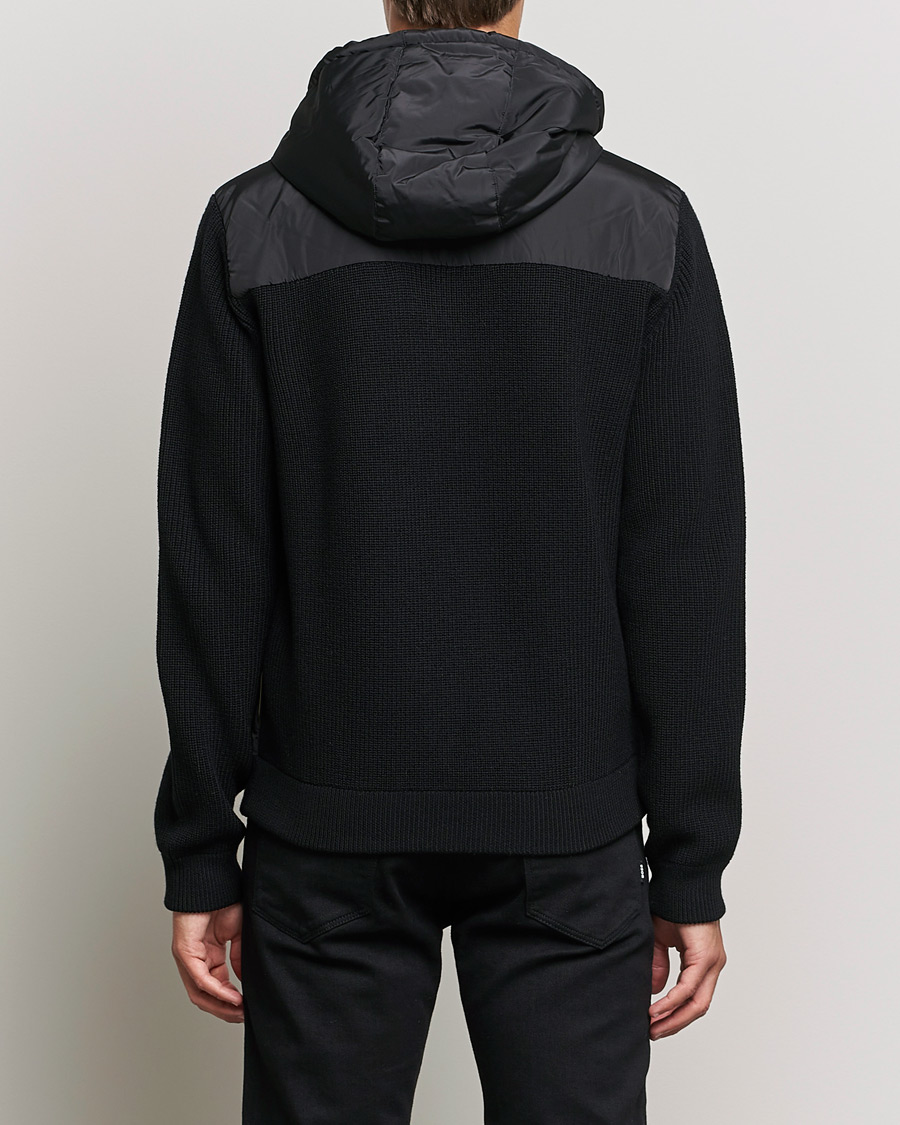 Herre | Trøjer | BOSS BLACK | BOSS Lifo Hybrid Hooded Full Zip Black