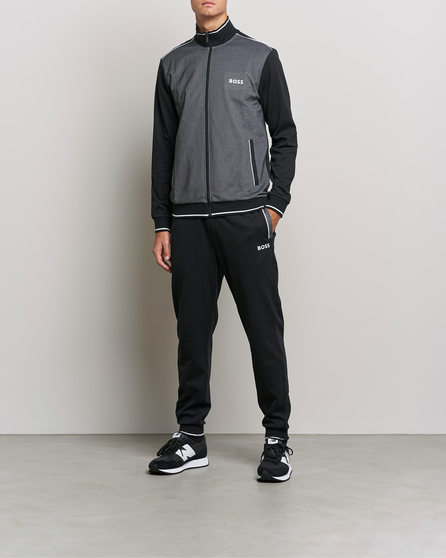 Herre | Trøjer | BOSS BLACK | Tracksuit Full Zip Jacket Black