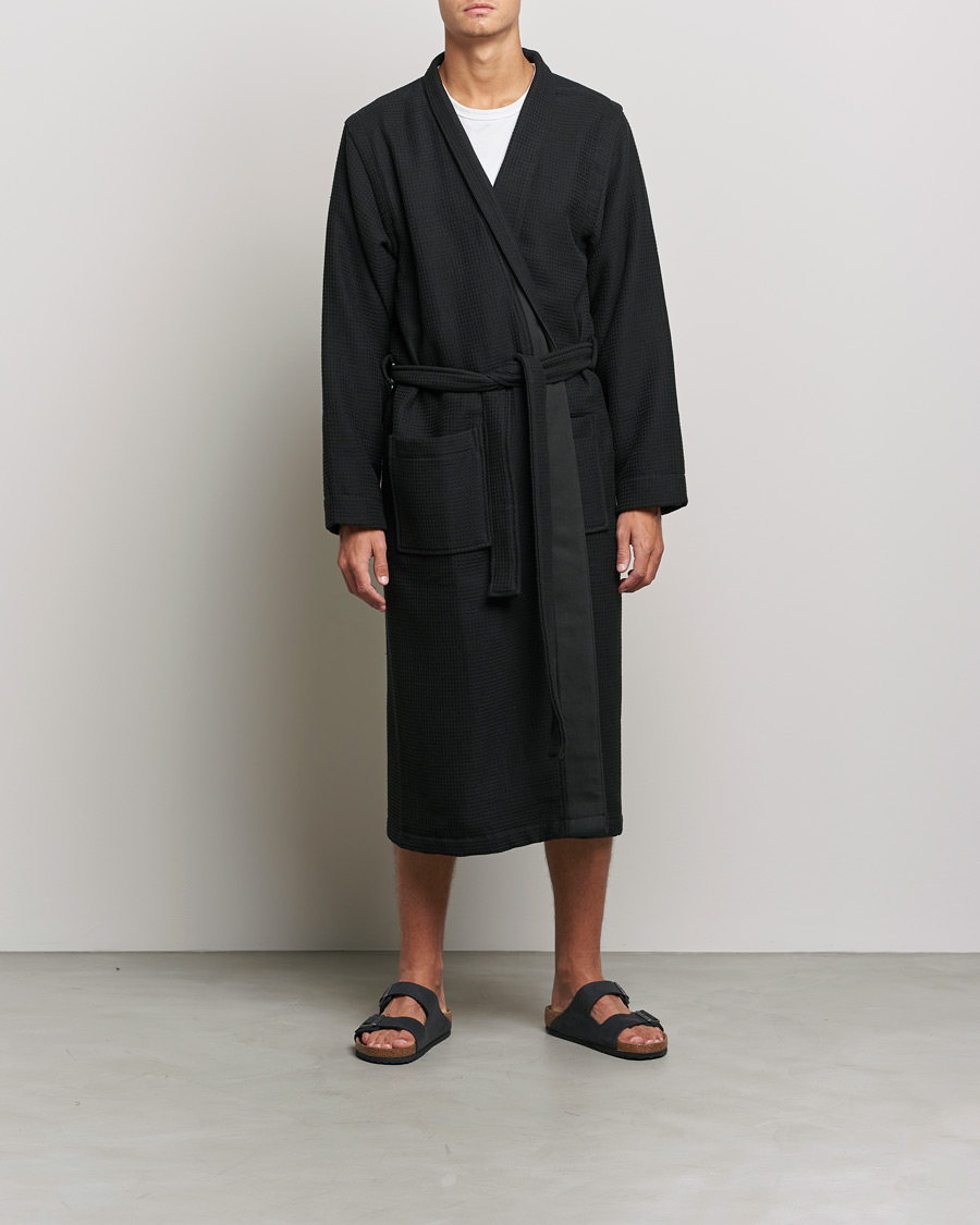 Herre | Pyjamas & Morgenkåber | BOSS BLACK | BOSS Waffle Kimono Black