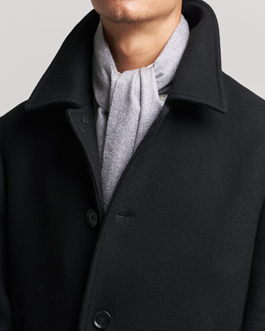 Herre | BOSS Scottas Cashmere Scarf Silver | BOSS BLACK | BOSS Scottas Cashmere Scarf Silver
