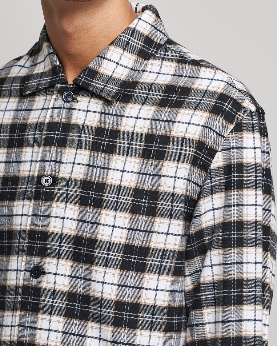Herre | Skjorter | BOSS BLACK | Nolan Check Flannel Shirt Black