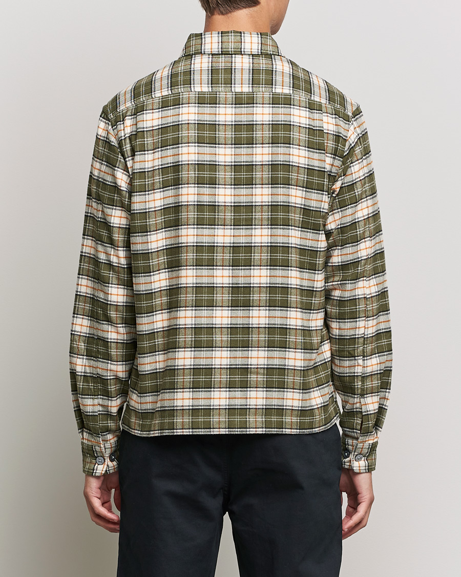 Herre | Skjorter | BOSS BLACK | Nolan Check Flannel Shirt Open Green
