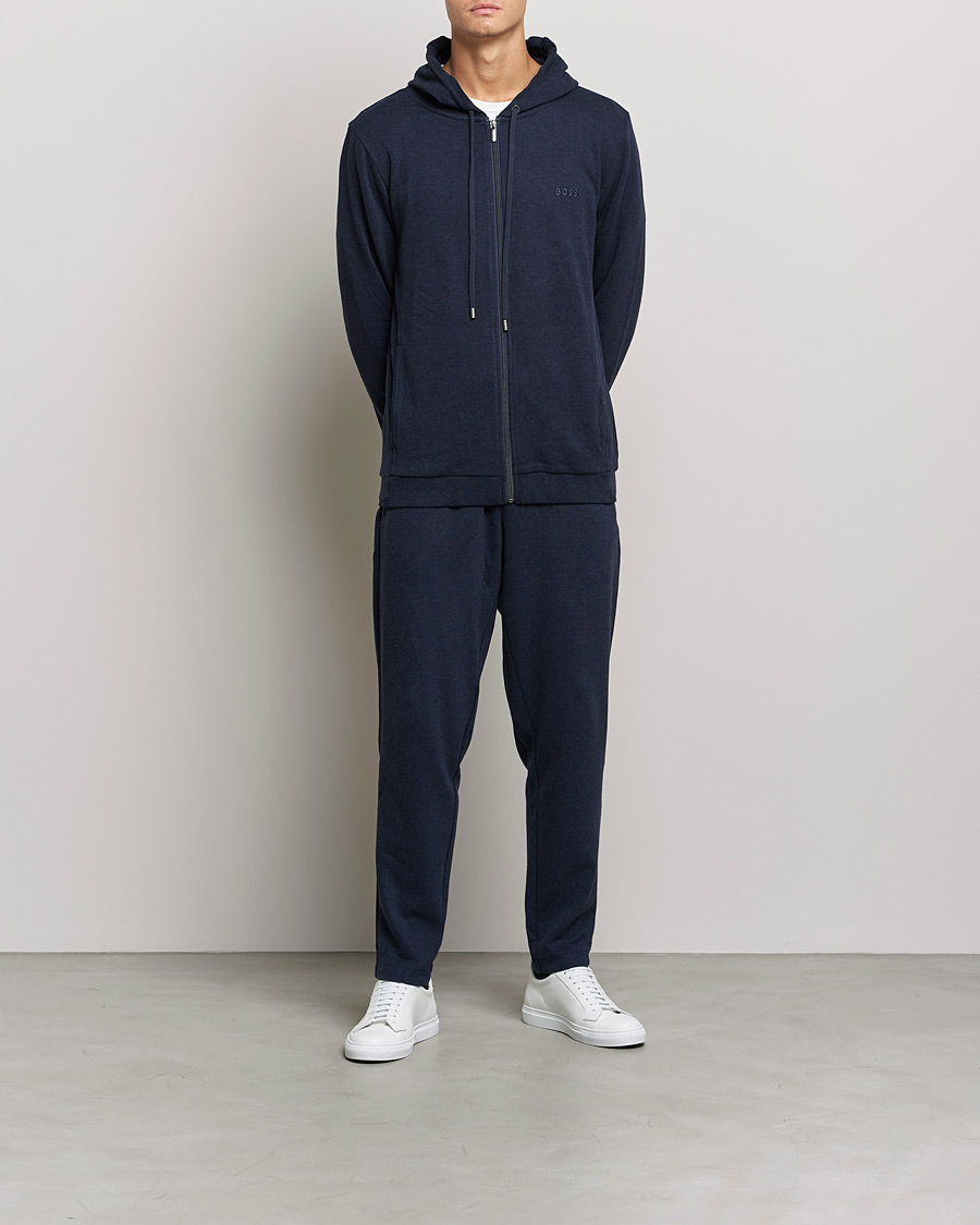 Herre | Bukser | BOSS BLACK | BOSS Cashmere Sweatpants Dark Blue