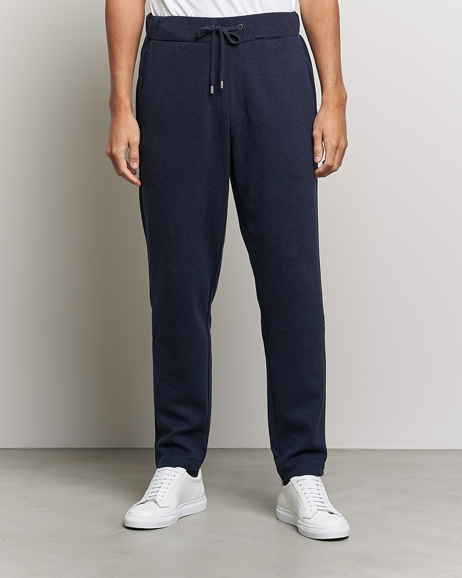 Herre | Bukser | BOSS BLACK | BOSS Cashmere Sweatpants Dark Blue