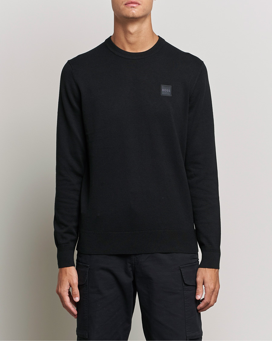 Herre | Trøjer | BOSS Casual | Kanovano Knitted Sweater Black