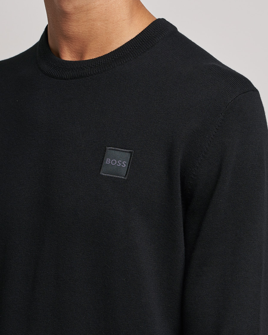 Herre | Trøjer | BOSS Casual | Kanovano Knitted Sweater Black