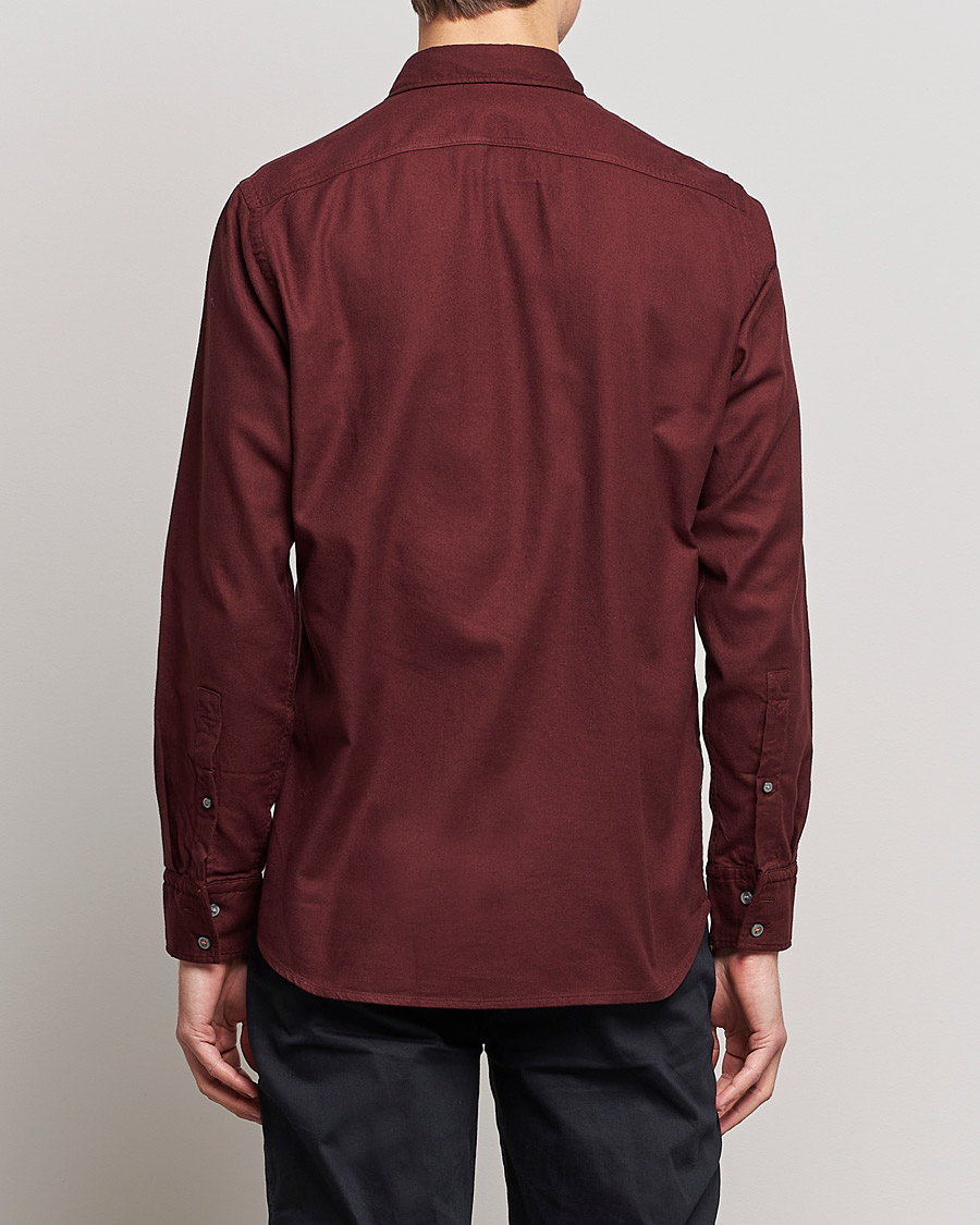 Herre | Skjorter | BOSS ORANGE | Relegant Flannel Shirt Dark Red
