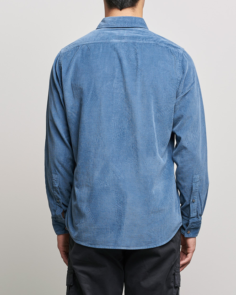 Herre | Skjorter | BOSS ORANGE | Relegant Corduroy Shirt Bright Blue