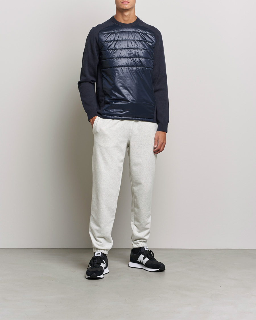 Herre | Trøjer | BOSS GREEN | Zarlim Hybrid Sweatshirt Dark Blue