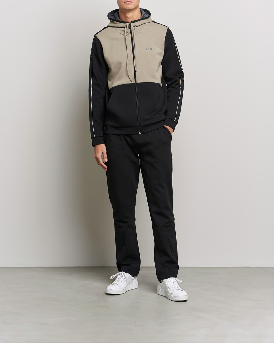 Herre | Trøjer | BOSS GREEN | Saggy Full Zip Hoodie Black