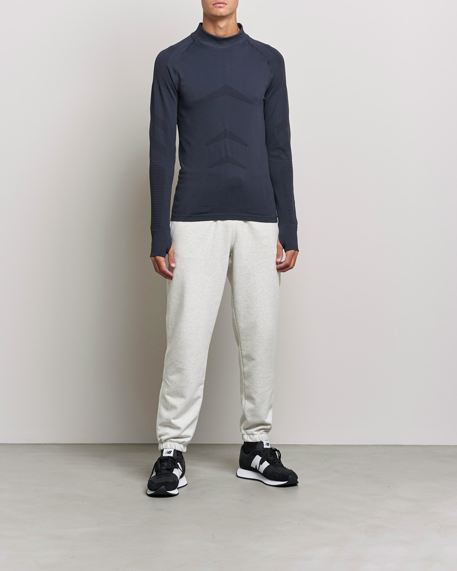 Herre | T-Shirts | BOSS GREEN | Thileas Soft Compression Tee Dark Blue