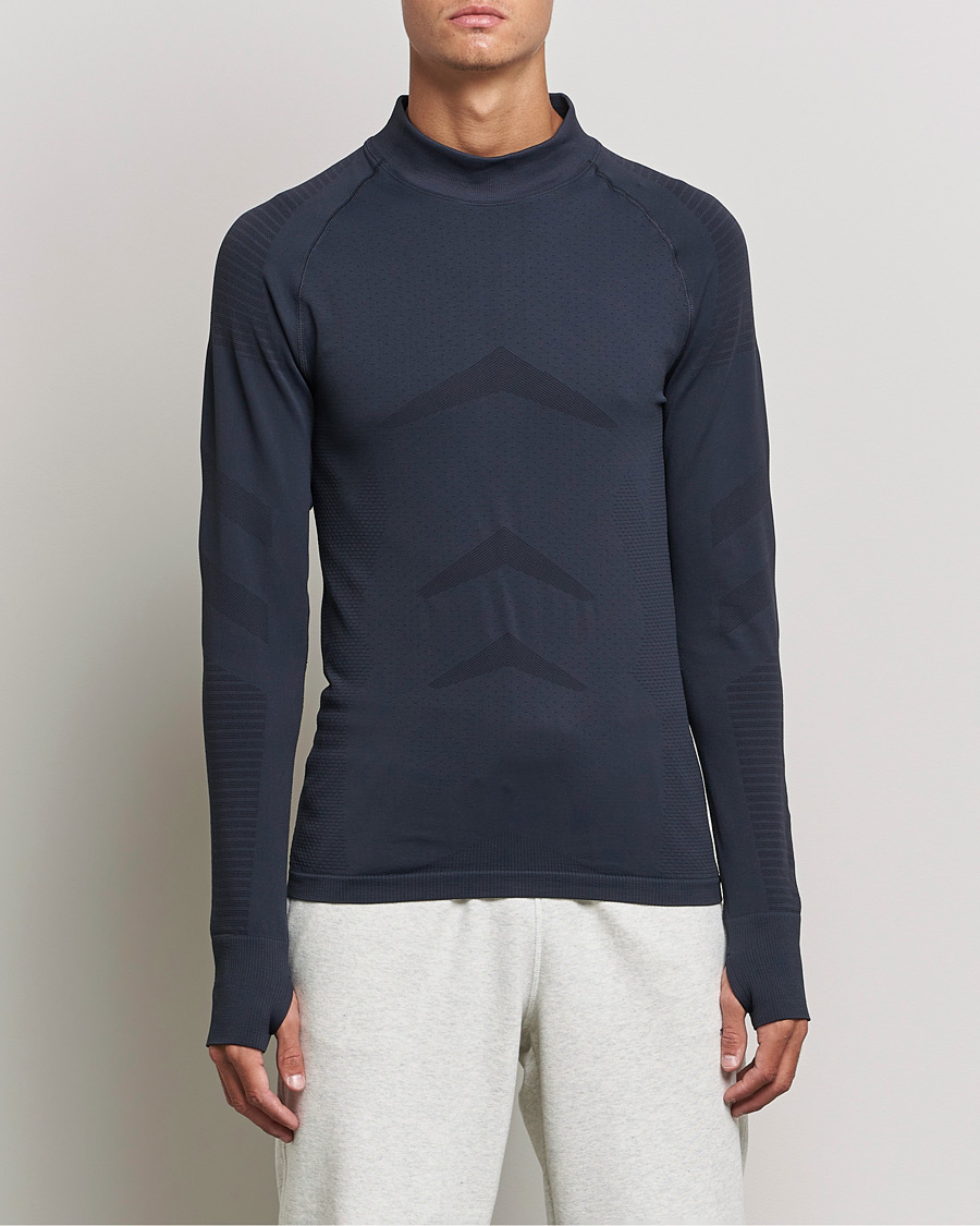 Herre | T-Shirts | BOSS GREEN | Thileas Soft Compression Tee Dark Blue