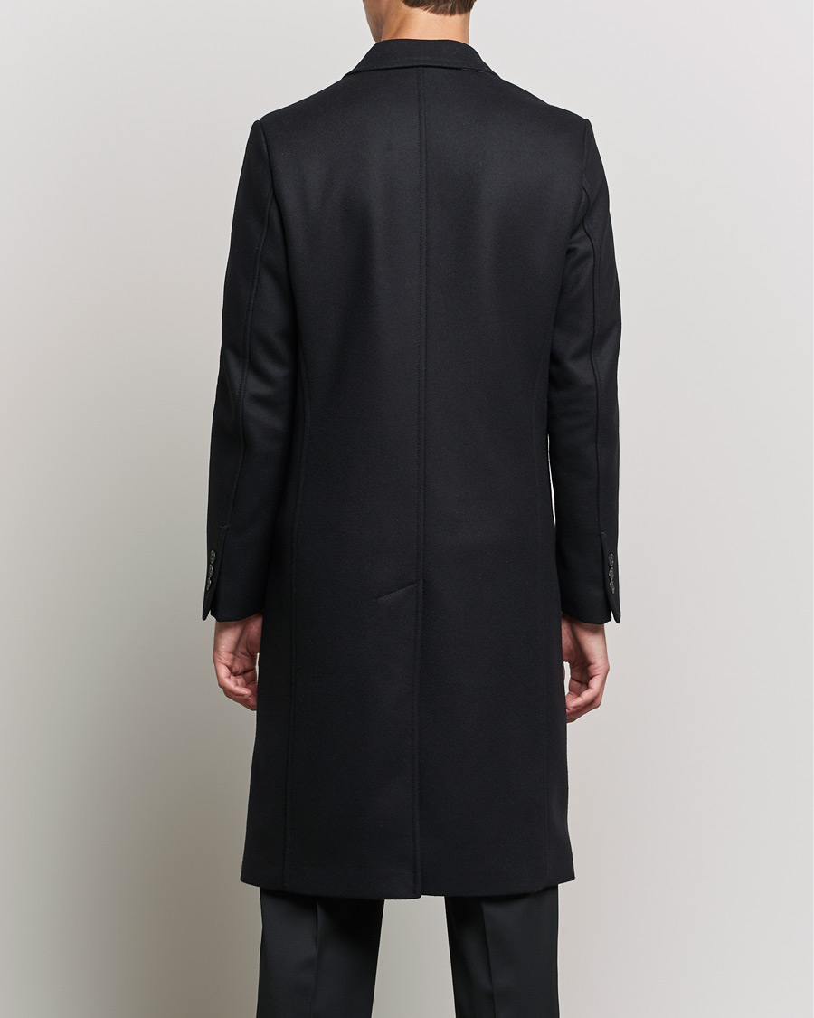 Herre | Jakker | HUGO | Miroy Wool Double Breasted Coat Black
