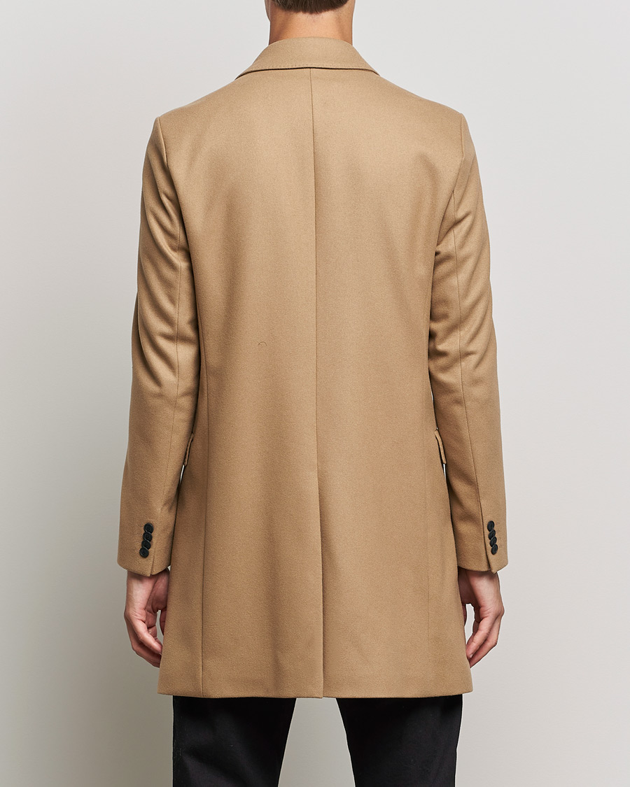 Herre | Jakker | HUGO | Migor Wool Coat Medium Beige