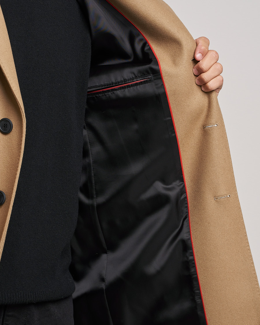 Herre | Jakker | HUGO | Migor Wool Coat Medium Beige