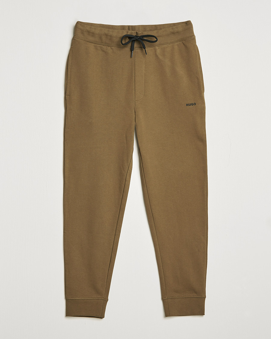 Herre | Bukser | HUGO | Dayote Logo Sweatpants Dark Green