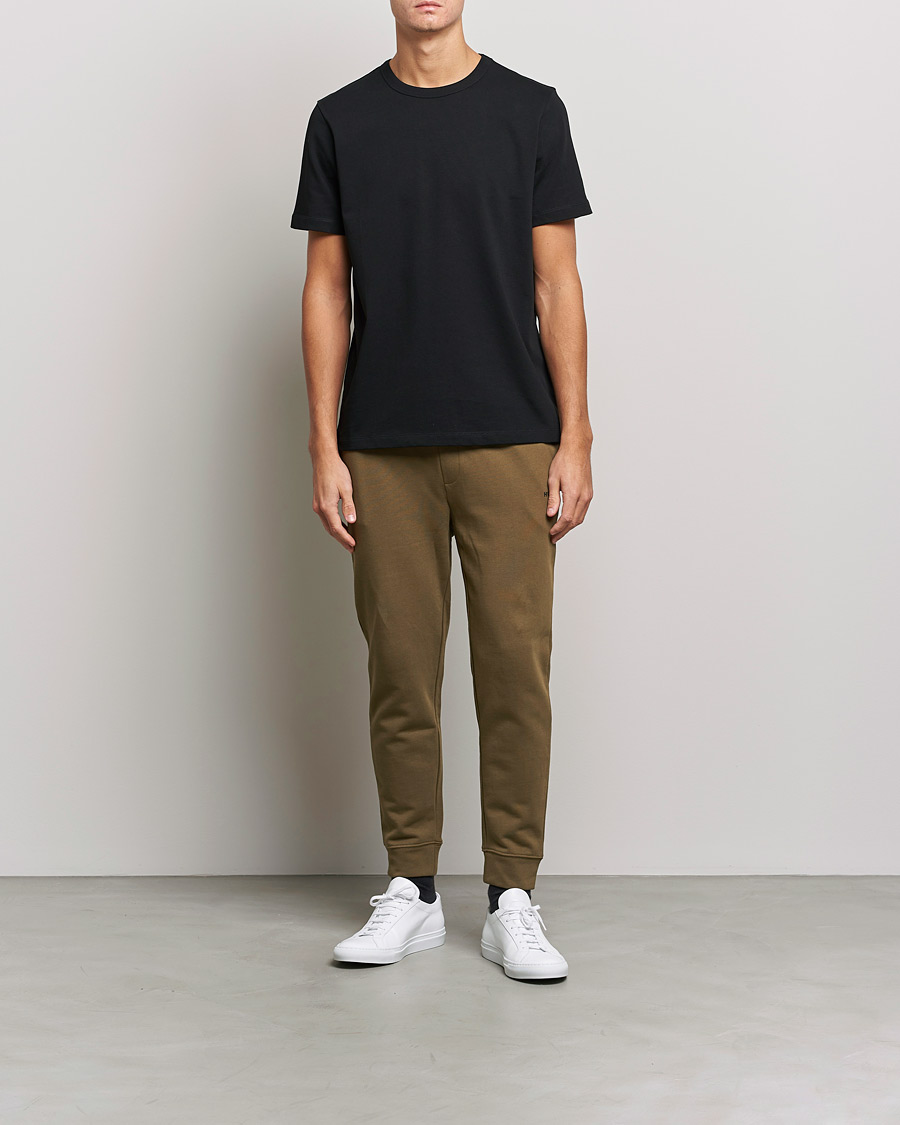 Herre | Bukser | HUGO | Dayote Logo Sweatpants Dark Green