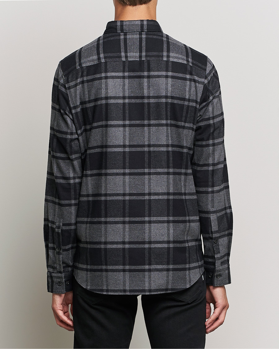 Herre | Skjorter | HUGO | Ermann Checked Overshirt Black